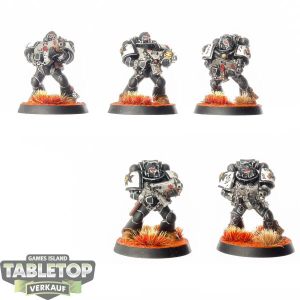 Space Marines - 5 Tactical Squad klassisch - bemalt