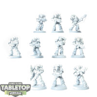 Space Marines - 10 Intercessors - grundiert