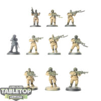 Astra Militarum - 10 Cadian Shock Troops classic -...