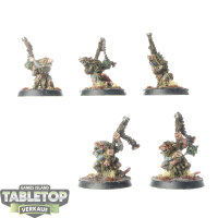 Skaven - 5 Plague Censer Bearers - bemalt