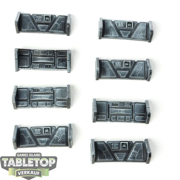 Star Wars: Legion - 8x Barricades - bemalt