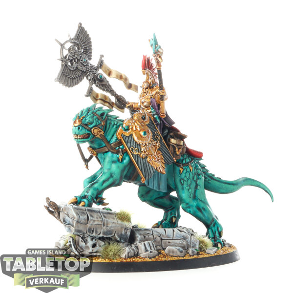 Stormcast Eternals - Lord-Arcanum on Celestial-Dracoline - bemalt