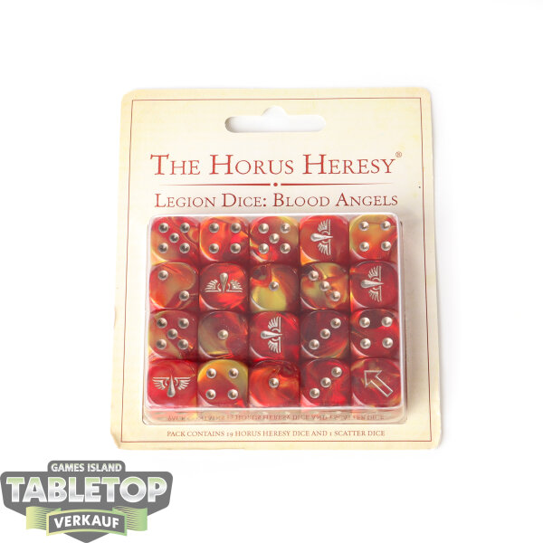 Horus Heresy - 20x Legion Dice: Blood Angels  - Originalverpackt / Neu
