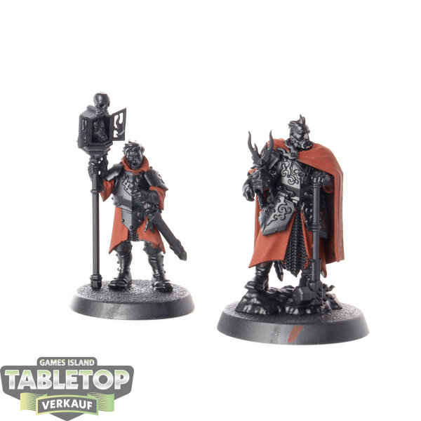 Cities of Sigmar - Freeguild Marshal and Relic Envoy - teilweise bemalt