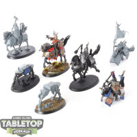 Cities of Sigmar - 5x Freeguild Cavaliers - teilweise bemalt