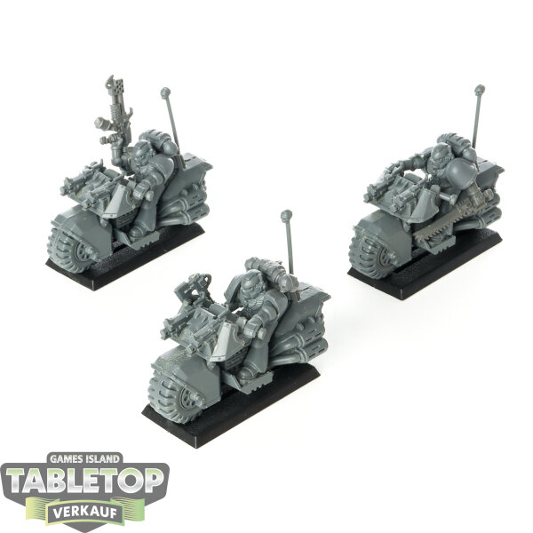 Space Marines - 3x Biker - unbemalt