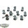 Space Marines - 10 Tactical Squad - teilweise bemalt