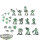 Dark Angels - 11x Tactical Squad - bemalt