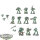 Dark Angels - 10x Tactical Squad - bemalt
