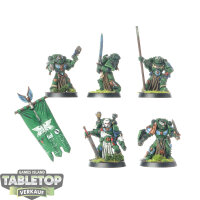 Dark Angels - 5x  Command Squad klassisch - bemalt
