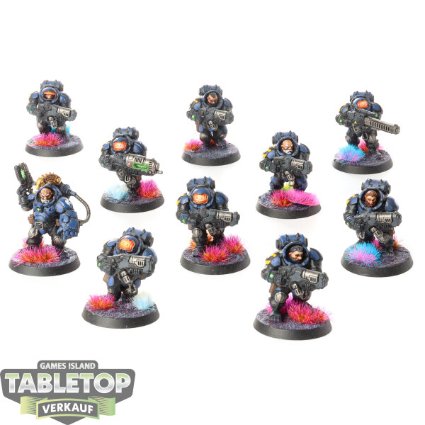Leagues of Votann - 10 Hearthkyn Warriors - bemalt