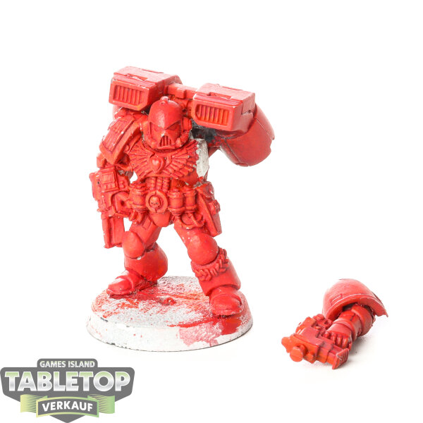 Space Marines - Apothecary with Jump Pack klassisch - grundiert