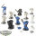 Space Marines - 10 Space Marines klassisch - teilweise bemalt