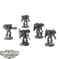Space Marines - 5 Assault Squad - teilweise bemalt