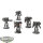 Space Marines - 5 Assault Squad - teilweise bemalt