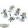 Space Wolves - 5 Jump Pack Intercessors - teilweise bemalt