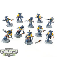Space Wolves - 10 Blood Claws - teilweise bemalt