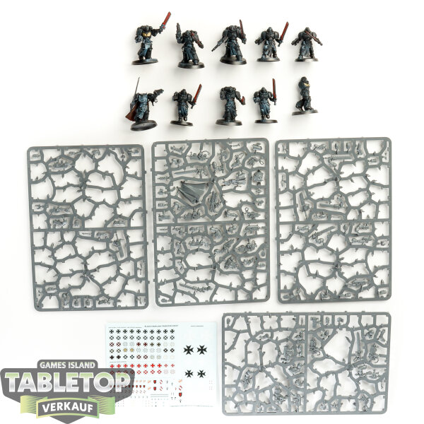 Black Templars - 10 Primaris Crusader Squad - teilweise gebaut
