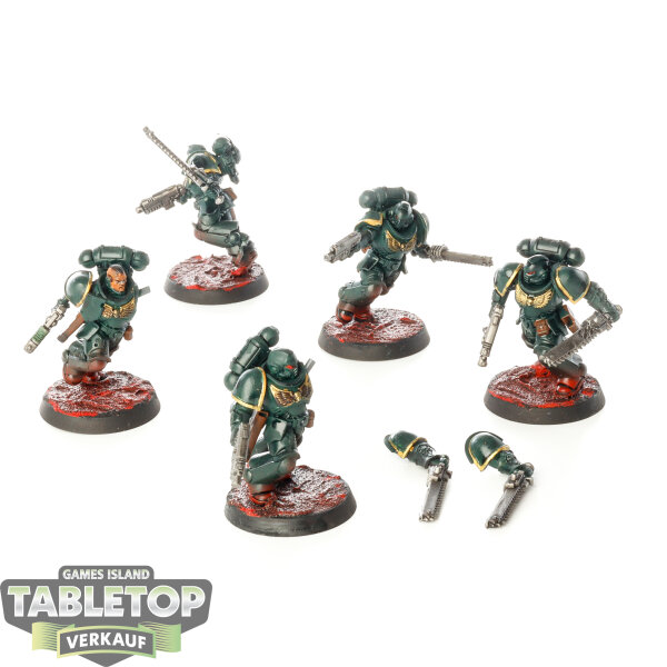 Space Marines - 5 Assault Intercessor Squad - bemalt