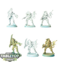 Aeldari - 6 Striking Scoprions klassisch - grundiert