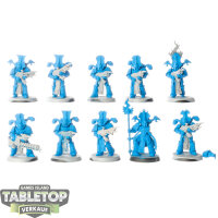 Thousand Sons - 10 Rubric Marines - teilweise bemalt