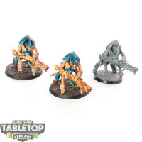 Tyraniden - 3 x Hive Guard - teilweise bemalt