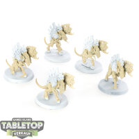 Tyraniden - 5 x Barbgaunts - teilweise bemalt