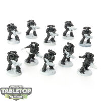 Space Marines - 10 x Infernus Squad - teilweise bemalt
