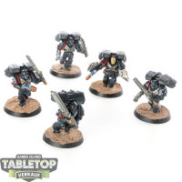 Raven Guard - 5 x Vanguard Veteran Squad - bemalt