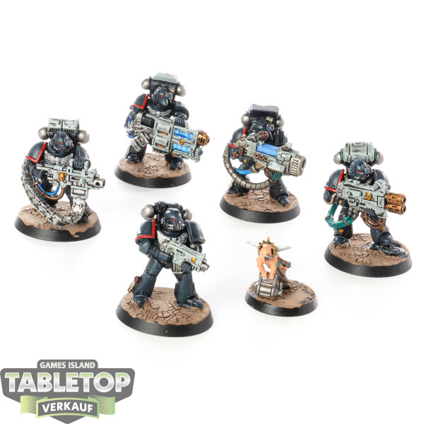 Raven Guard - 5 x Devastator Squad - bemalt