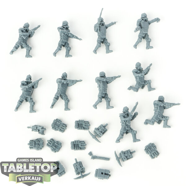 Miniaturen - 10x Trench Fighters: Engineers - unbemalt