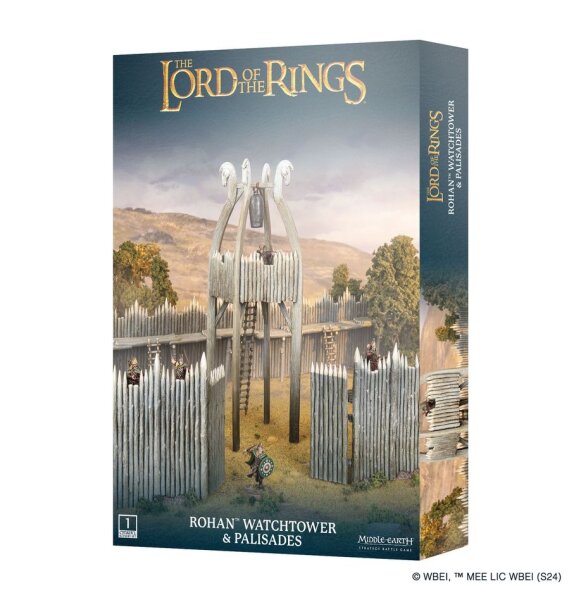 Middle Earth Tabletop - Rohan Watchtower & Palisades