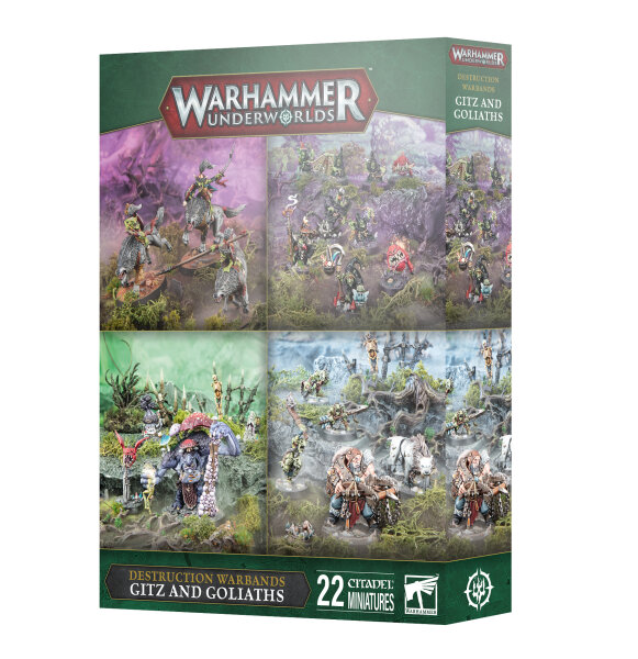 Warhammer Underworlds - Destruction Warbands: Gitz and Goliaths