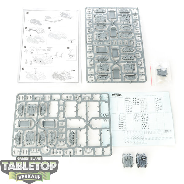 Legion Imperiales - 10 Legions Imperialis: Rhino Transport Detachment - teilweise gebaut