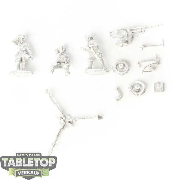 Bolt Action - Italian Bersaglieri Breda 2cm AA gun - unbemalt