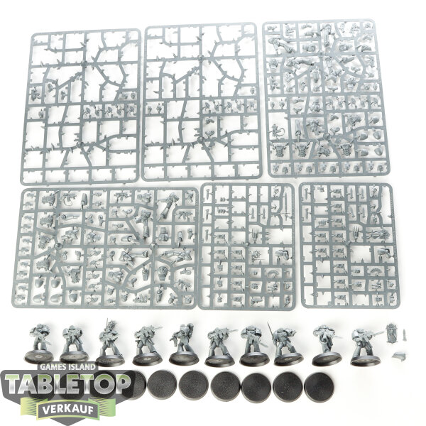 Horus Heresy - 20 Legion MKVI Tactical Squad - teilweise gebaut