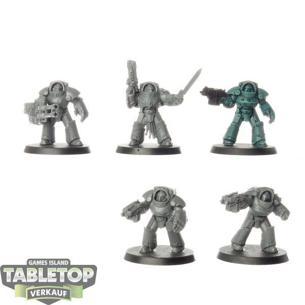 Horus Heresy - 5 Legion Tartaros Terminator Squad - teilweise bemalt