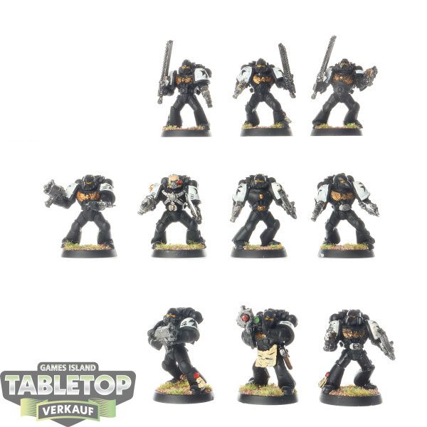 Black Templars - 10x Tactical Marines - grundiert