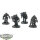 Space Marines - 4x Servitors - grundiert