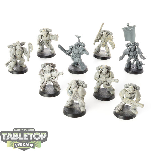 Space Wolves - 9 Grey Hunters klassisch - unbemalt