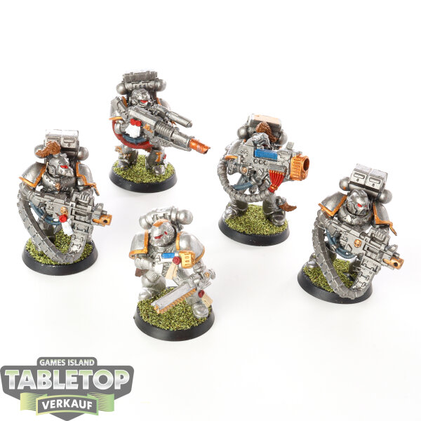 Space Marines - 5 Devastator Squad - bemalt