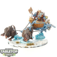 Space Wolves - Logan Grimnar on Stormrider - bemalt