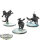 Space Wolves - 3 x Thunderwolf Cavalry - teilweise bemalt