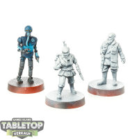 Rebellen - 3 x Rebel Specialists - teilweise bemalt
