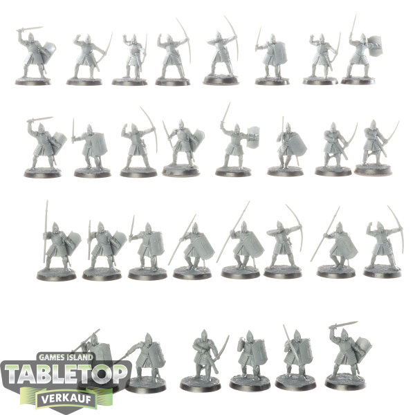 HdR Figuren - Gut - 30x Warriors of Minas Tirith - unbemalt