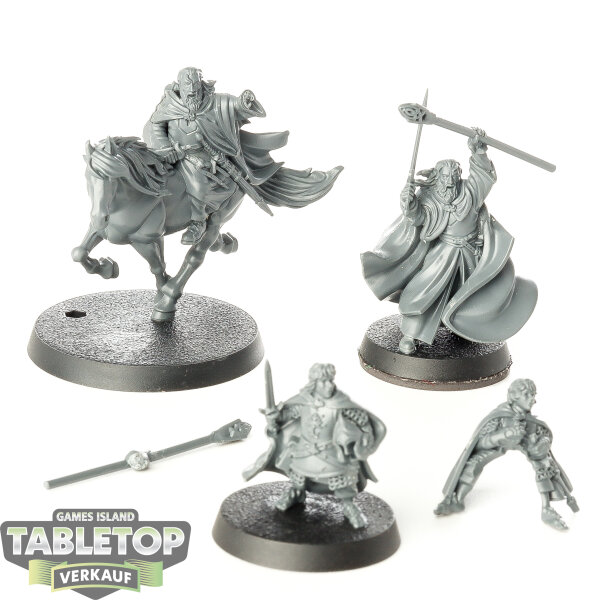 HdR Figuren - Gut - Gandalf the White and Peregrin Took - unbemalt