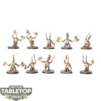 Fyreslayers - 10x Vulkite Berzerkers - teilweise bemalt