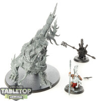 Fyreslayers - Auric Runeson on Magmadroth - teilweise bemalt