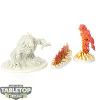 Fyreslayers - 3x Magmic Invocations - teilweise bemalt