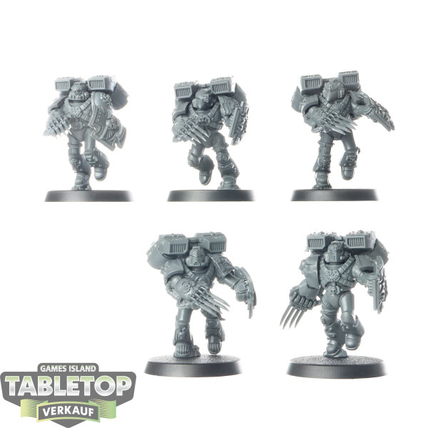 Space Marines - 5x Vanguard Veteran Squad - unbemalt